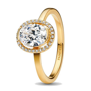 Anello Punto Luce Ovale (Misura 58)