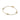 Bracciale Ovali Linea Sinuosa e Perla D'Acqua Dolce Coltivata (Misura 18 cm)