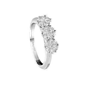 Anello oro bianco e diamanti Salvini Gioielli