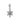 Charm pendente doppio Fiocco di neve opalescente