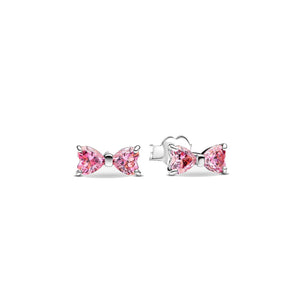 Orecchini Fiocco Luminoso Rosa Grande
Argento Sterling 925