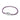Bracciale Intreccio Tessuto Viola (Misura 18 cm)
