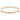 Bracciale Swarovski rigido Tactic, bianco, Placcato oro rosa (Misura S)