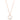 Collana Swarovski con Pendente Creativity Circle, bianco, Placcato oro rosa