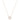 Collana Swarovski Sparkling Dance Round, bianco, Placcato oro rosa