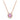 Pendente Swarovski Sparkling Dance Viola, Placcato color oro Rosa