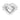 Anello Swarovski cocktail Matrix Taglio misto, Cuore, Bianco, Placcato rodio (Misura 60)