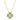 Pendente Swarovski Idyllia Quadrifoglio, Verde, Placcato color oro