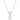 Pendente Hyperbola, Taglio misto, Twist, Bianco, Placcato rodio