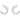 Orecchini a cerchio Matrix, Crystal Pearl, Taglio Round, Bianchi, Placcato rodio