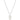 Pendente Matrix, Crystal Pearl, Taglio Round, Bianco, Placcato rodio