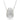 Pendente Sublima Taglio Round, Bianco, Placcato rodio