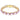 Bracciale Tennis Millenia Taglio ottagonale, Viola, Placcato color oro