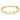 Bracciale Tennis Millenia Taglio ottagonale, Caramello, Placcato color oro