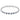 Bracciale Tennis Una Angelic Taglio Round, Blu, Placcato rodio
