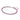 Bracciale Tennis Cristalli Rosa Scuro
Argento Sterling 925
(Misura 18 Cm)