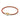 Bracciale Intreccio Tessuto Rosso
Finitura in Oro (Misura 18cm)