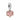 Charm pendente a cuore Infinito scintillante