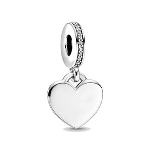 Charm Cuore Pendente da incidere