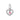 Charm Pandora pendente a cuore petalo rosa decorato con sfere Purely Pandora