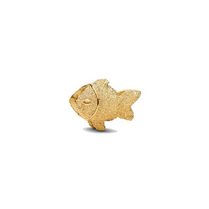 Mini Charm Pesce effetto diamantato
Finitura in Oro