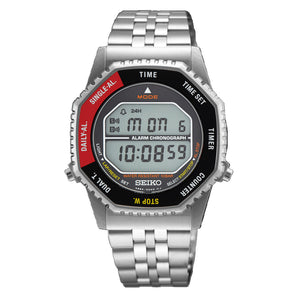 Orologio Seiko digitale cronografo bracciale acciaio