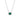 Collana Punto Luce Rettangolo Verde