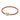 Bracciale Intreccio Tessuto Rosso (Misura 20 cm)