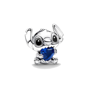 Disney, Lilo & Stitch, Stitch con cuore blu
Argento Sterling 925