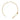 Bracciale Rue Des Mille argento dorato con maglie allungate