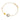 Bracciale oro giallo stellina e ferro di cavallo con smalto colorato
