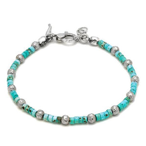 Bracciale Raspini in argento da uomo Tango Howlite