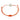 Bracciale sport padel in argento 925 bracciale cordone tecnico colore arancio unisex racchetta mm 30
