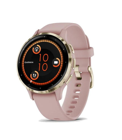 Orologio Garmin Venu 3S Dust Rose & Soft Gold con cinturino in silicone