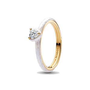 Anello White Chakra Heart Pandora ME
Placcatura in Oro 14k
(Misura 56)