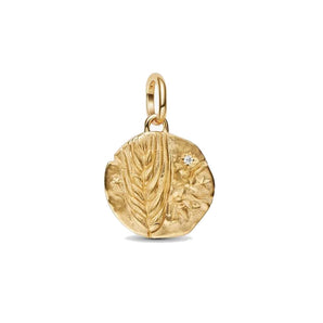 Charm Medallion Spiga di Grano "Virtus Vera Prosperitas"
Esclusiva lega metallica rifinita in Oro