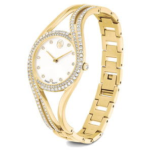 Orologio Hyperbola bangle Fabbricato in Svizzera, Bracciale di metallo, Tono dorato, Finitura in tono dorato