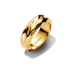 Anello Fascia Larga Dune
Placcatura in Oro 14k
(Misura 50)