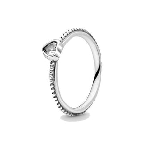 Anello Pandora decorato con cuore (Misura 54)