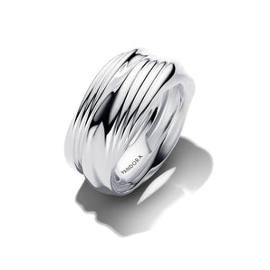 Anello Linea Avvolgente Divisibile
Argento Sterling 925
(Misura 56)