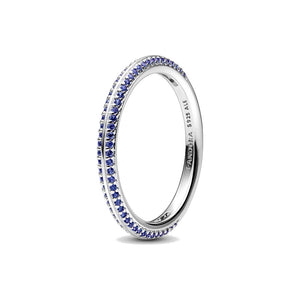 Anello Pietre Luminose Blu Pandora ME (Misura 58)