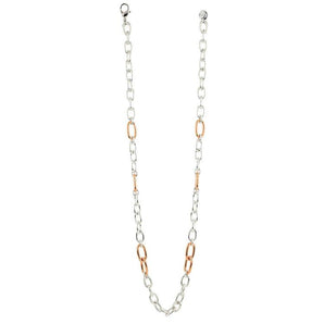 Collana Unoaerre bianca e rosa