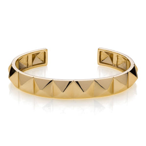 Bracciale Unoaerre rigido in bronzo dorato