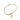 Bracciale Unoaerre in argento dorato Premium