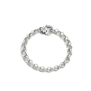 Bracciale rolò chiusura quadrifoglio Giovanni Raspini