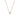 Collana con cuore in rilievo scintillante