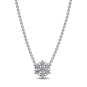 Collana Pandora Fiocco di Neve Luminoso