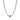 Collana Choker Cuore Rosso Pandora