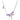 Pendente Ariana Grande x Swarovski Taglio misto, Libellula, Multicolore, Placcato rodio