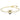 Bracciale rigido Idyllia Taglio misto, Ape, Multicolore, Placcato color oro
